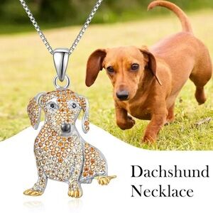 Dachshund Earring and Necklace Set